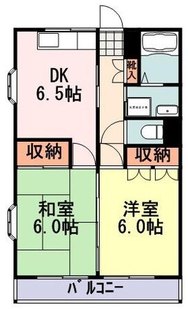 コーポルピナスの物件間取画像